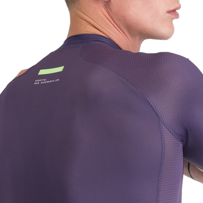 Fietsshirt SPORTFUL SUPERNOVA Korte Mouwen Paars