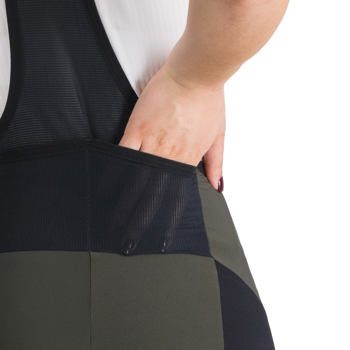 Dames SPORTFUL SUPERGIARA 2 Bib Short Khaki/Zwart