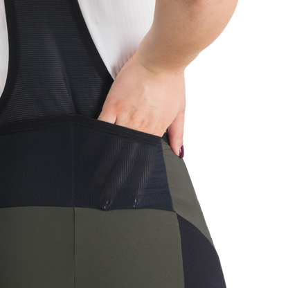 Korte Bretelles Broek SPORTFUL SUPERGIARA 2 Dames Kaki/Zwart