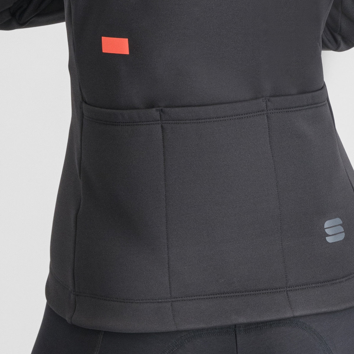 Zwart SPORTFUL CLASSIC damesfietsshirt met lange mouwen