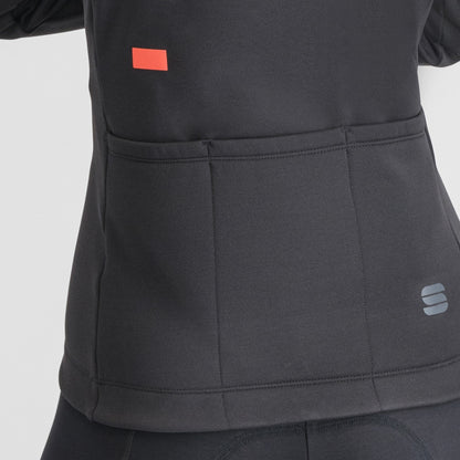 Zwart SPORTFUL CLASSIC damesfietsshirt met lange mouwen