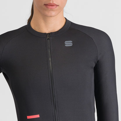 SPORTFUL SUPERNOVA fietsshirt met lange mouwen voor dames, zwart