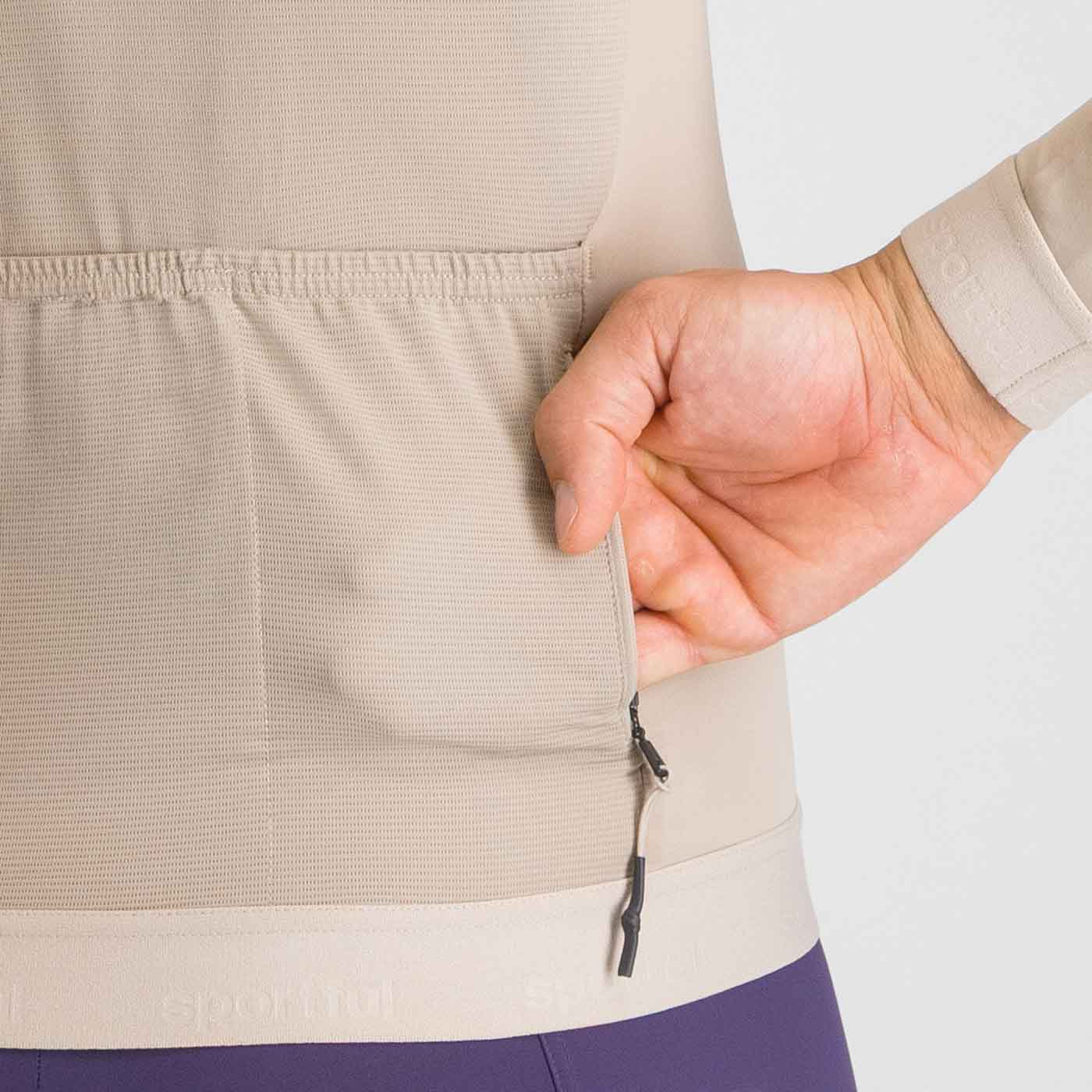 Maillot SPORTFUL SRK Manches Longues Beige