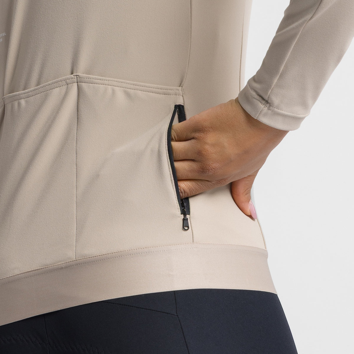 SPORTFUL SRK 2 fietsshirt voor dames met lange mouwen beige