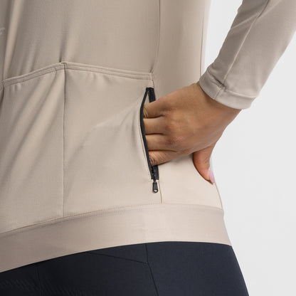 SPORTFUL SRK 2 fietsshirt voor dames met lange mouwen beige