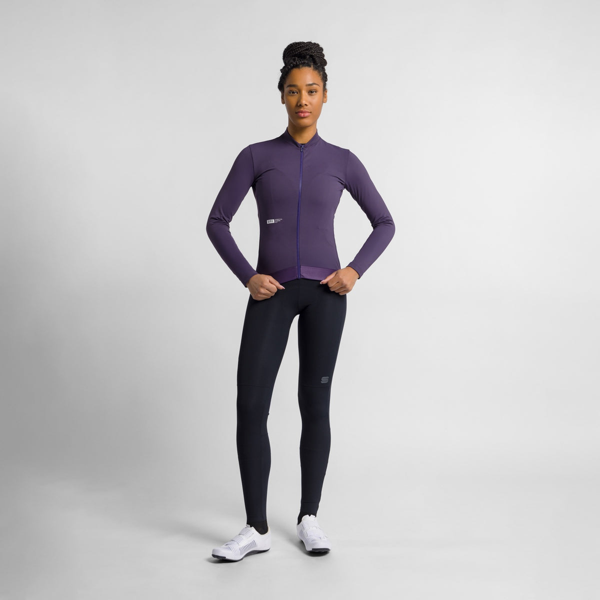 SPORTFUL SRK 2 fietsshirt met lange mouwen voor dames, paars