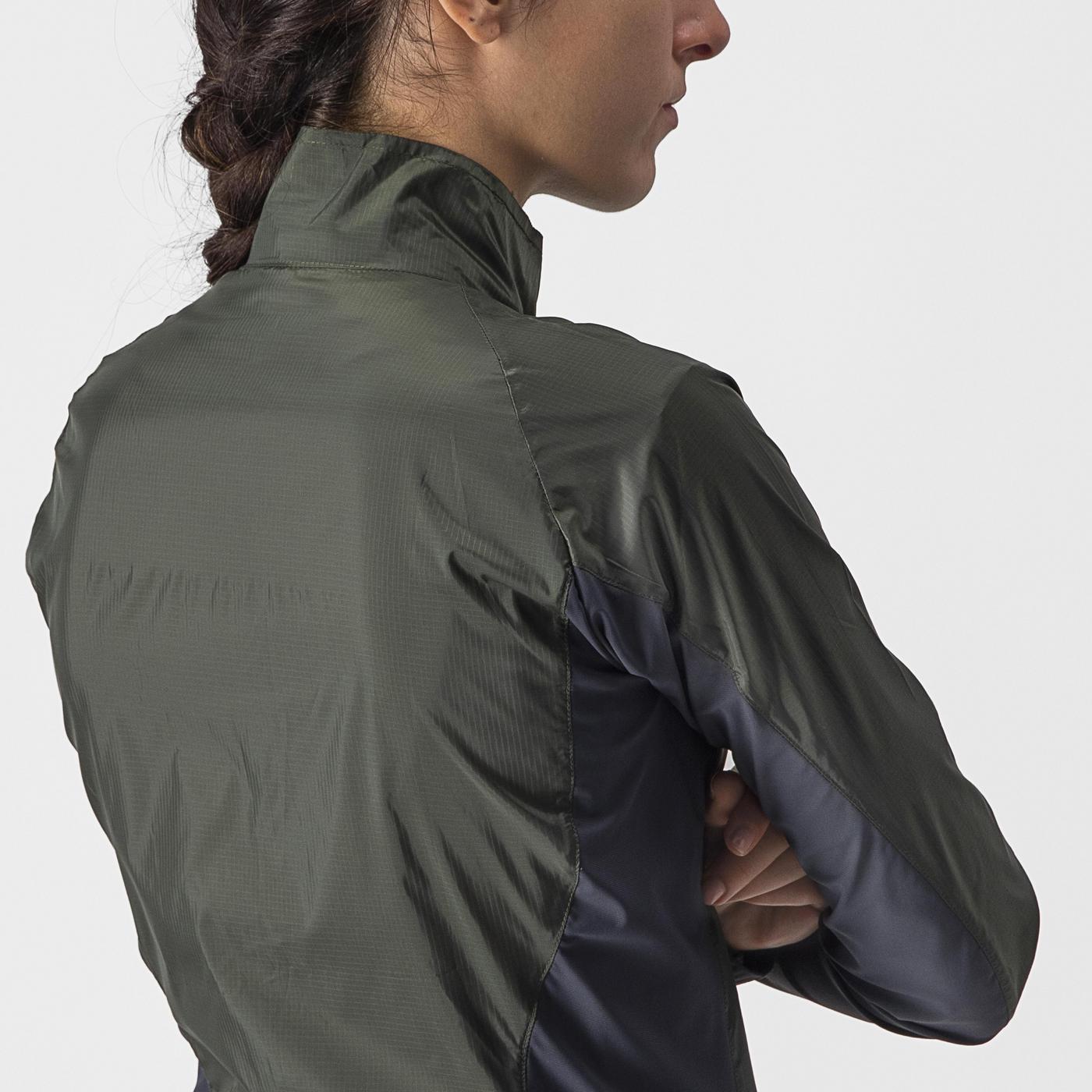 Veste CASTELLI SQUADRA STRETCH Femme Kaki