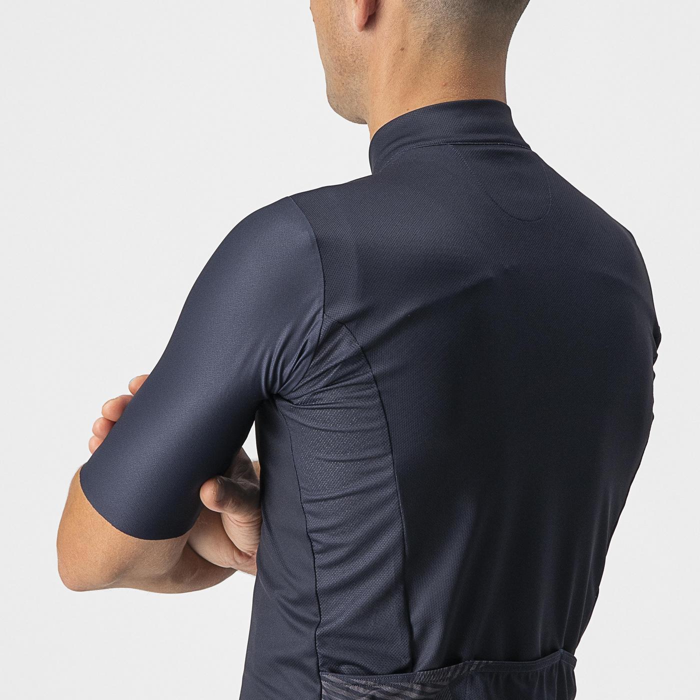 CASTELLI 13 SCREEN Korte Mouw Trui Blauw/Rood