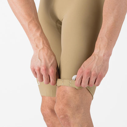 CASTELLI ESPRESSO 2 Korte Broek met Bretels Beige Elmwood