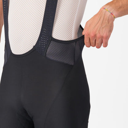 Korte Broek met Bretels CASTELLI ENDURANCE 4 Zwart