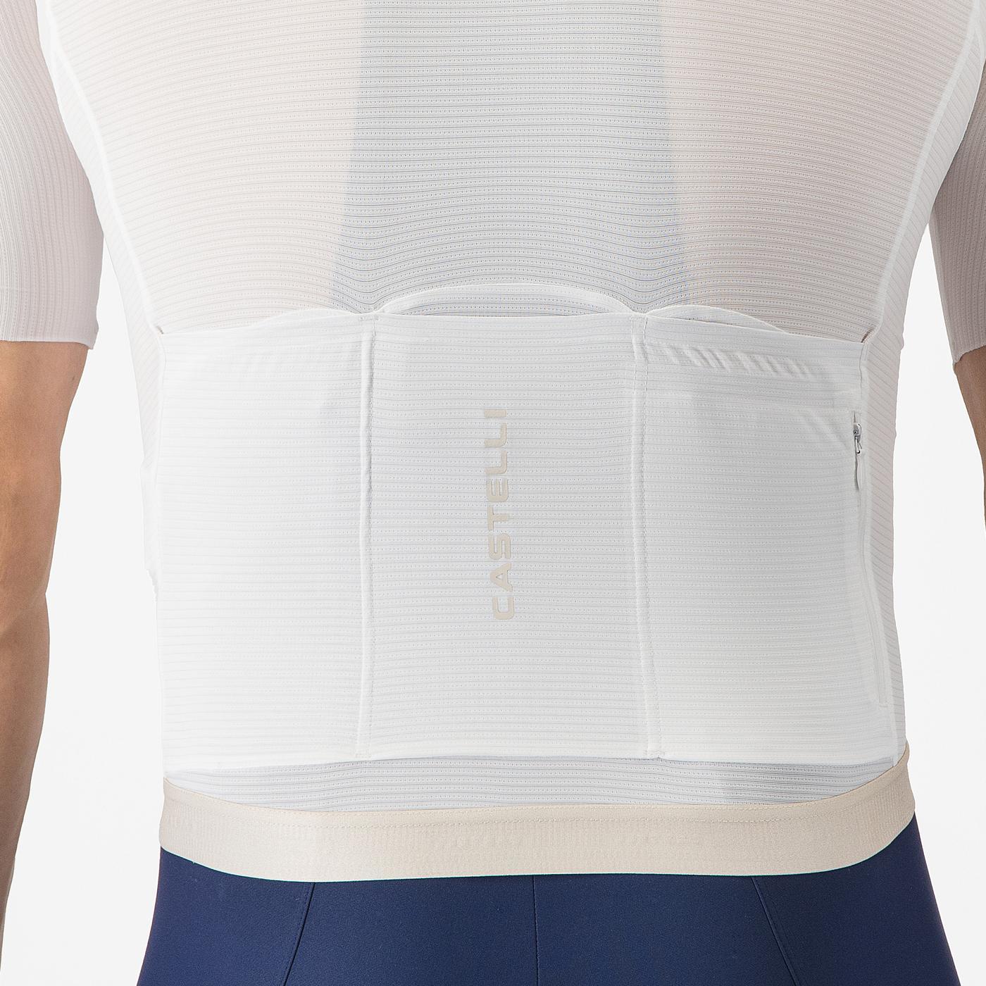 CASTELLI ESPRESSO 2 Korte Mouw Ivoor Trui