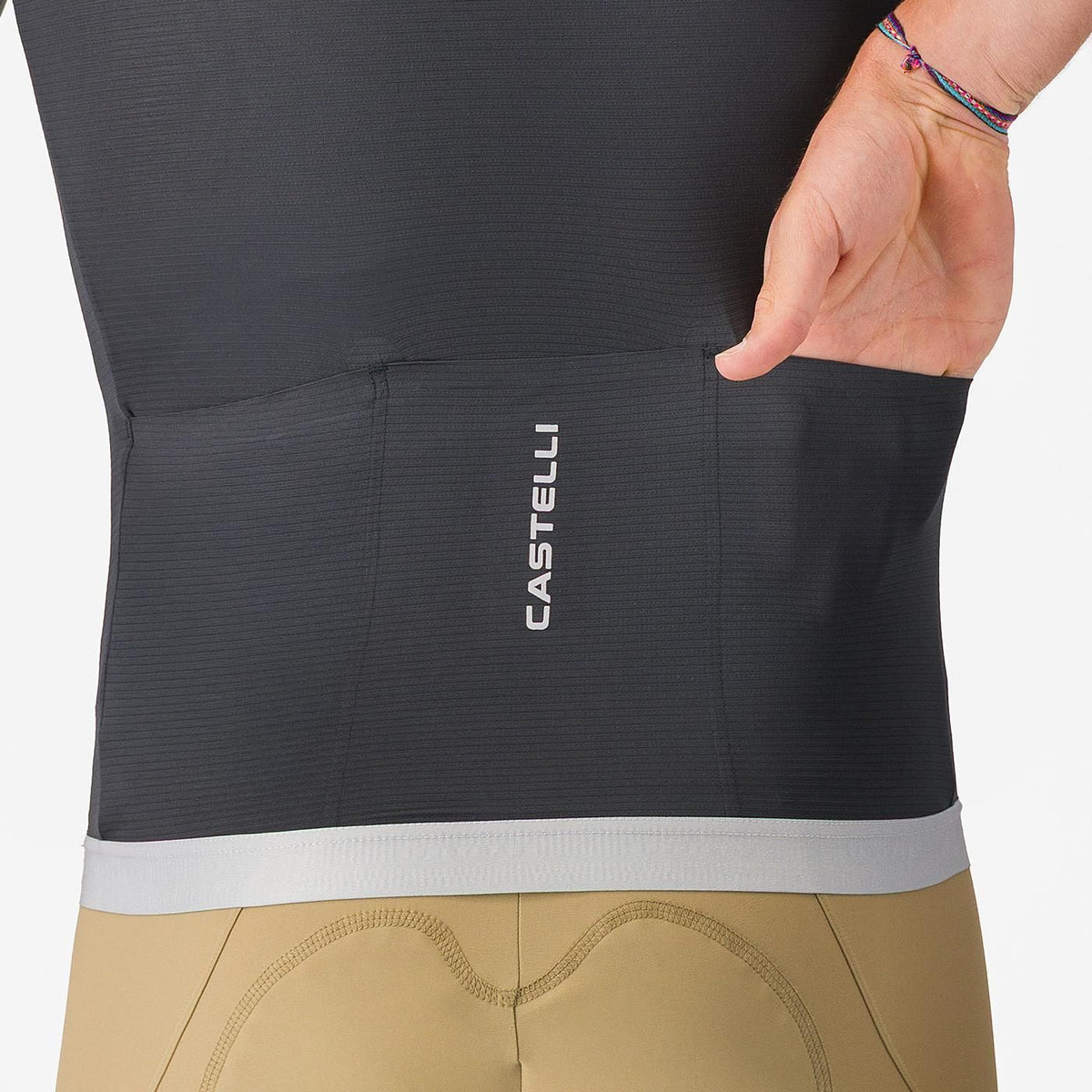 Mouwloos Vest CASTELLI ESPRESSO 2 Zwart