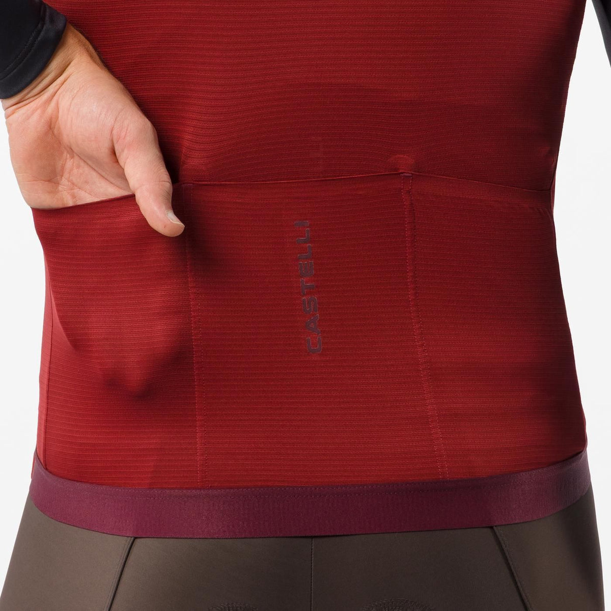 CASTELLI ESPRESSO 2 Mouwloze Jas Bordeaux