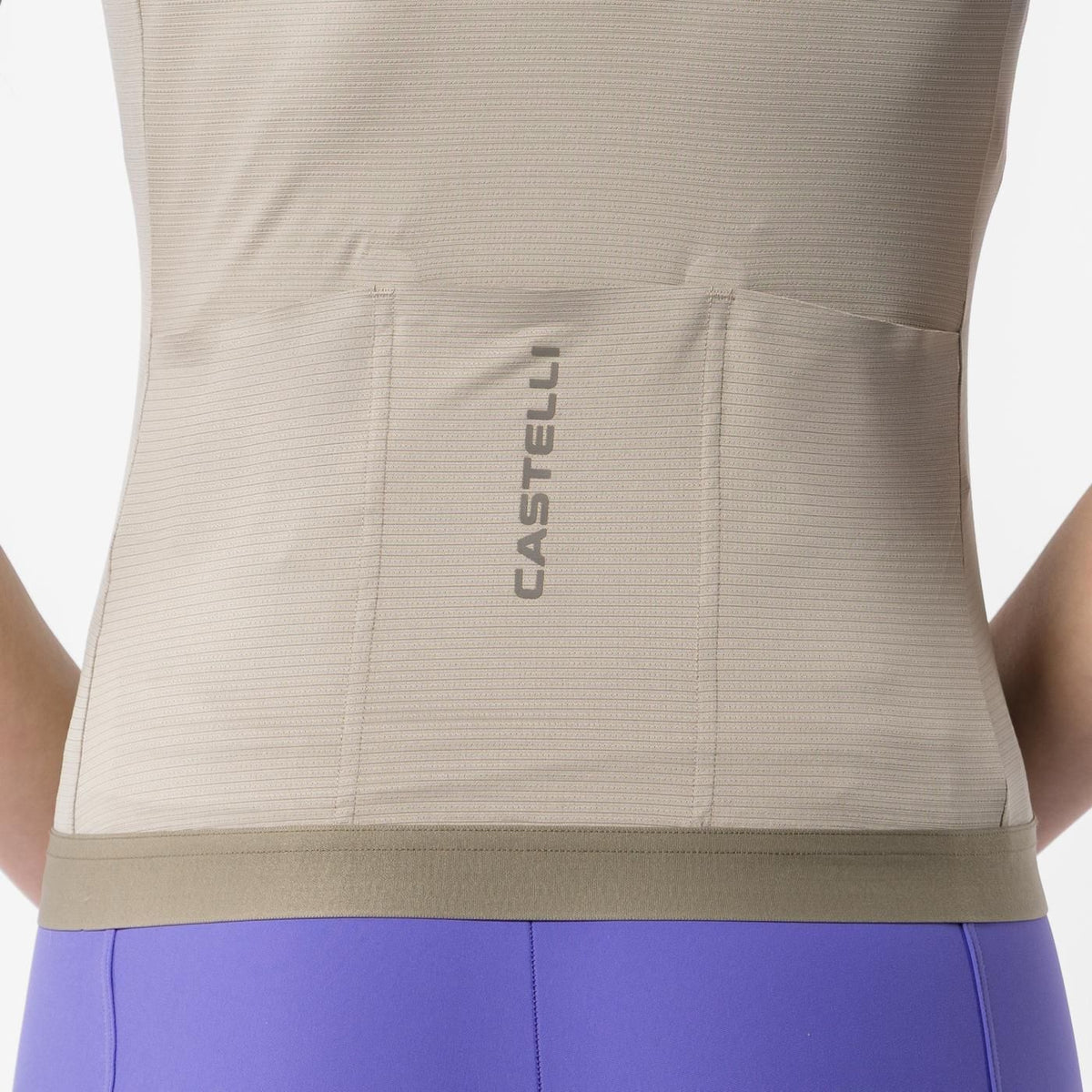 Mouwloze Jacket CASTELLI ESPRESSO 2 Dames Beige