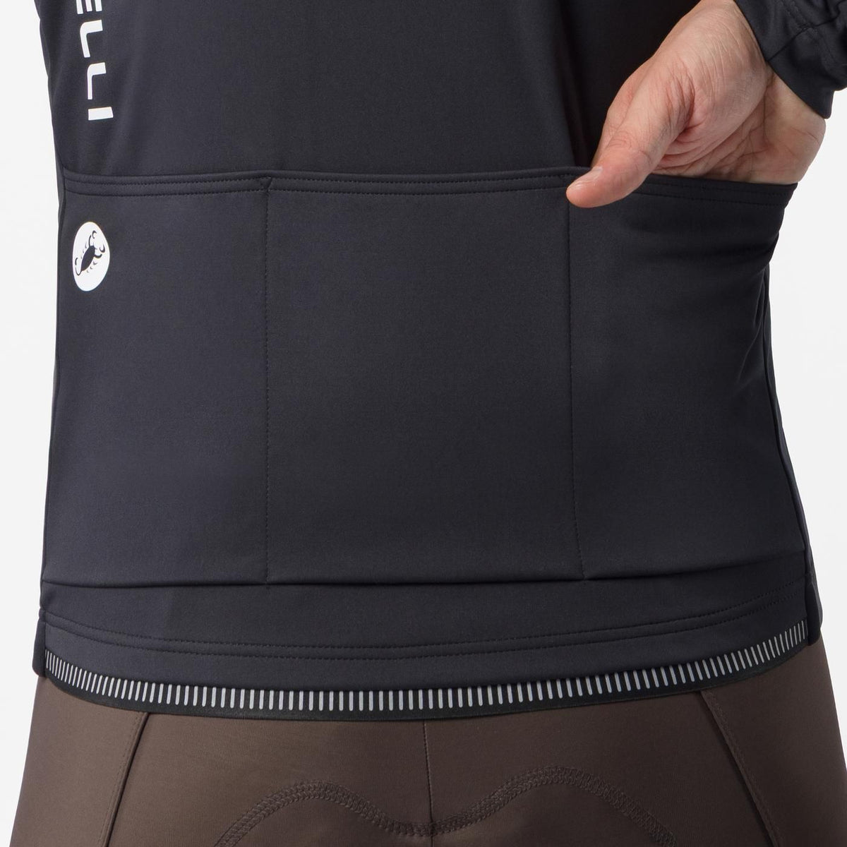 Jacket CASTELLI ESPRESSO 2 Zwart