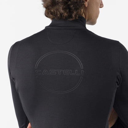 Fietsshirt CASTELLI COMPETIZIONE THERMAL Lange Mouwen Zwart
