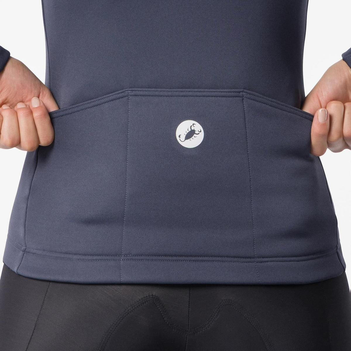 Maillot CASTELLI SINERGIA 3 FZ Manches Longues Femme Bleu
