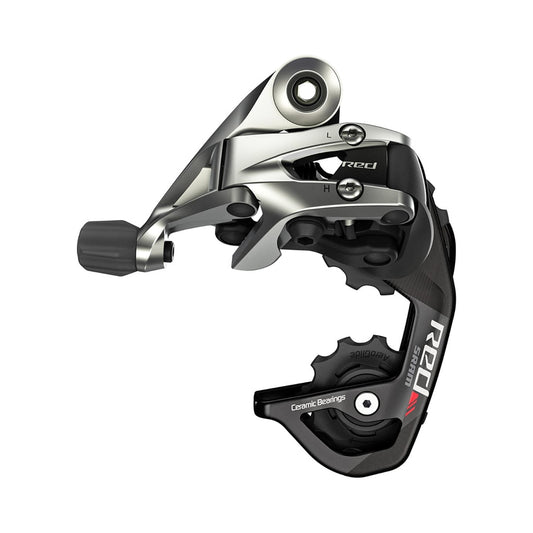 SRAM RED achterderailleur met 11 versnellingen en korte kooi – product op witte achtergrond