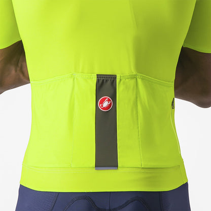 CASTELLI PROLOGO LITE Kortsmouw Trui Geel
