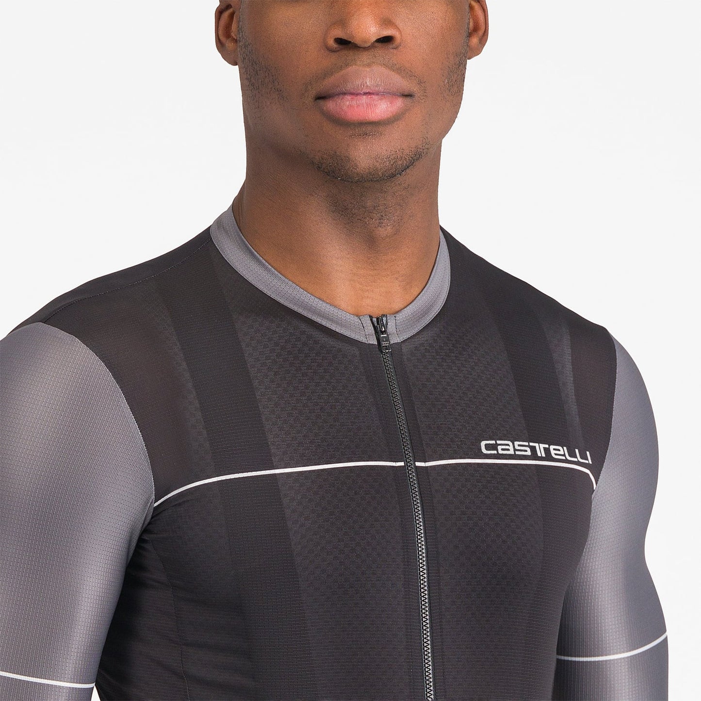 Maillot CASTELLI UNLIMITED ENDURANCE 2 Manches Courtes Noir