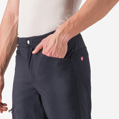 Short CASTELLI UNLIMITED ADVENTURE BAGGY Zwart