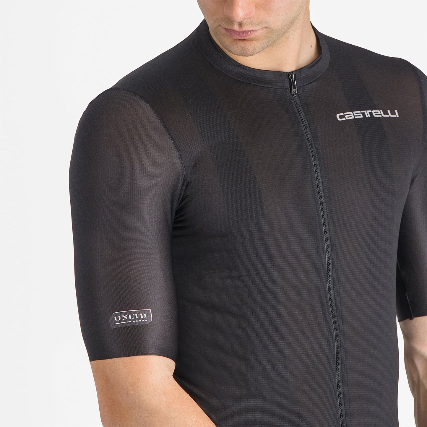 Maillot CASTELLI UNLIMITED ENTRATA 3 Manches Courtes Noir