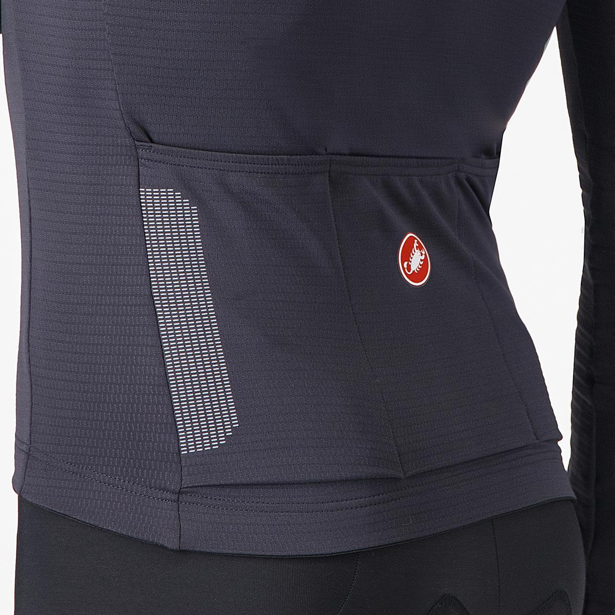 CASTELLI PURO 4 Lange Mouw Jersey Grijs
