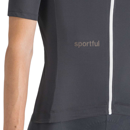 SPORTFUL CLASSIC Damesshirt Korte Mouwen Zwart
