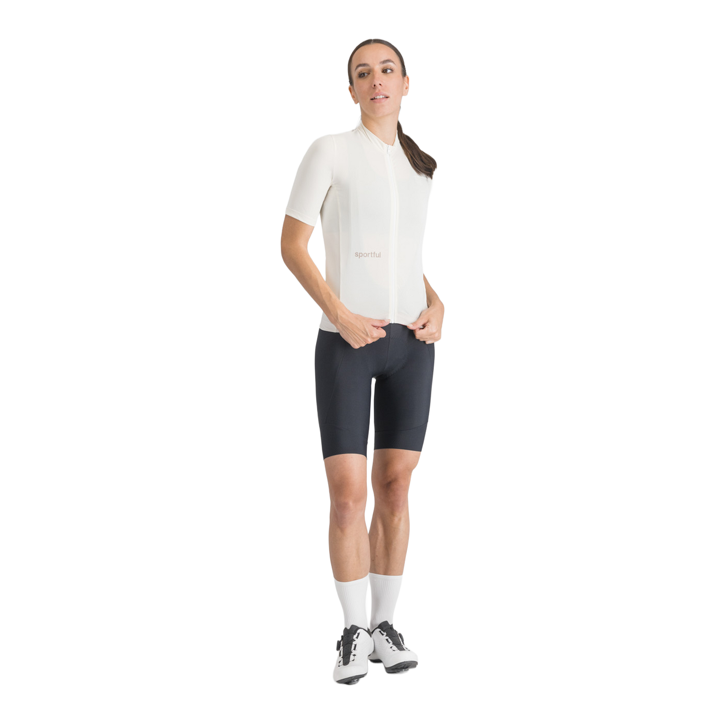 Dames SPORTFUL CLASSIC Korte Mouw Jersey Crème