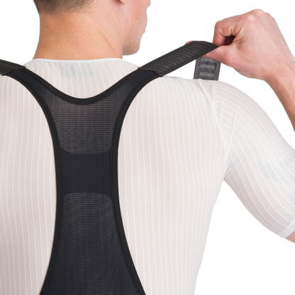 Korte Bretelsfietsbroek SPORTFUL SUPERGIARA 2 Grijs/Zwart