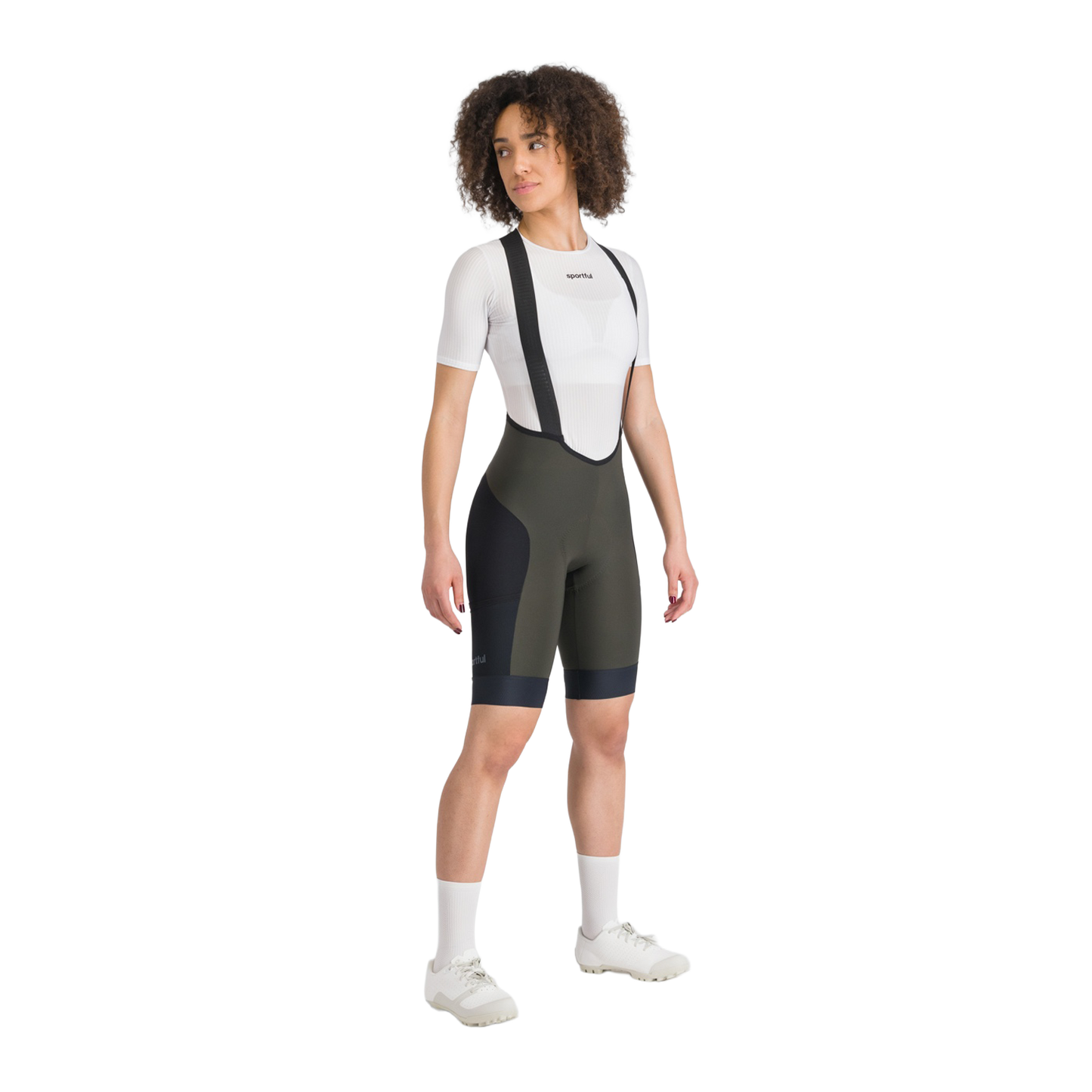 Dames SPORTFUL SUPERGIARA 2 Bib Short Khaki/Zwart