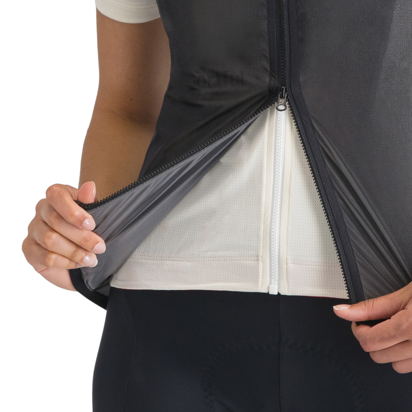 Dames SPORTFUL LIGHT AIR Mouwloos jack Zwart