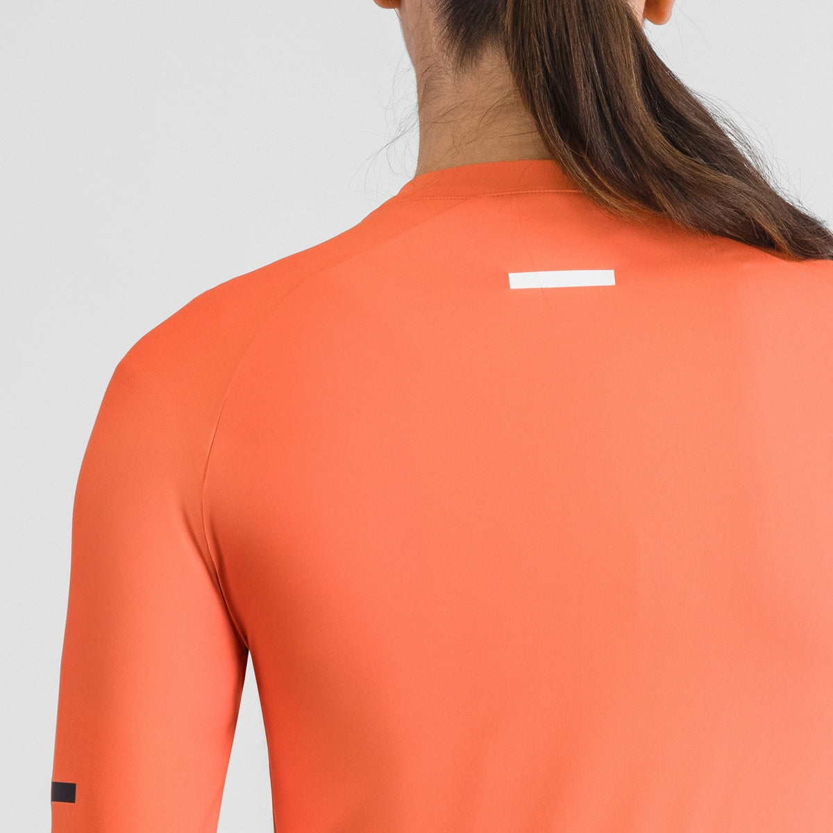 Rood SPORTFUL SUPERNOVA damesfietsshirt met lange mouwen