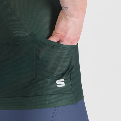 Wielershirt SPORTFUL LIGHT 2 Korte Mouwen Kaki