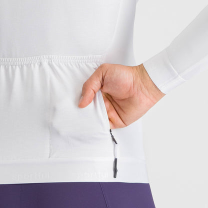 Fietsshirt SPORTFUL SRK Lange Mouwen Wit