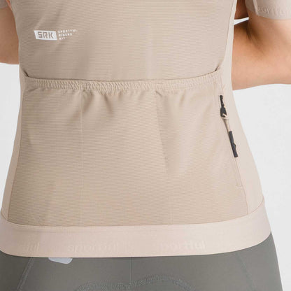 Wielershirt SPORTFUL SRK 2 Korte Mouwen Dames Beige