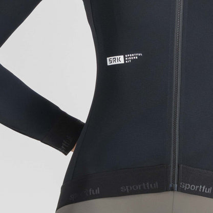 Wielershirt SPORTFUL SRK Lange Mouwen Dames Zwart