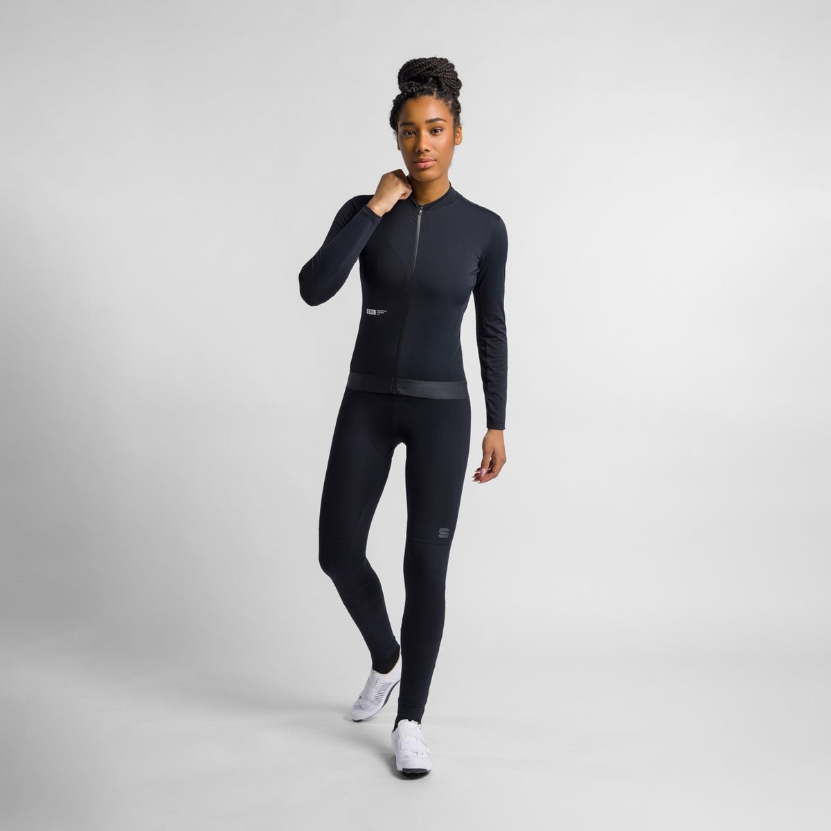 SPORTFUL SRK 2 fietsshirt voor dames met lange mouwen zwart