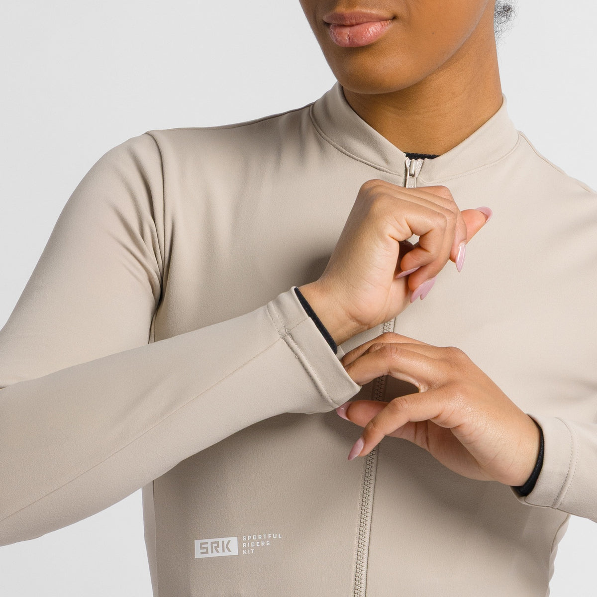 SPORTFUL SRK 2 fietsshirt voor dames met lange mouwen beige