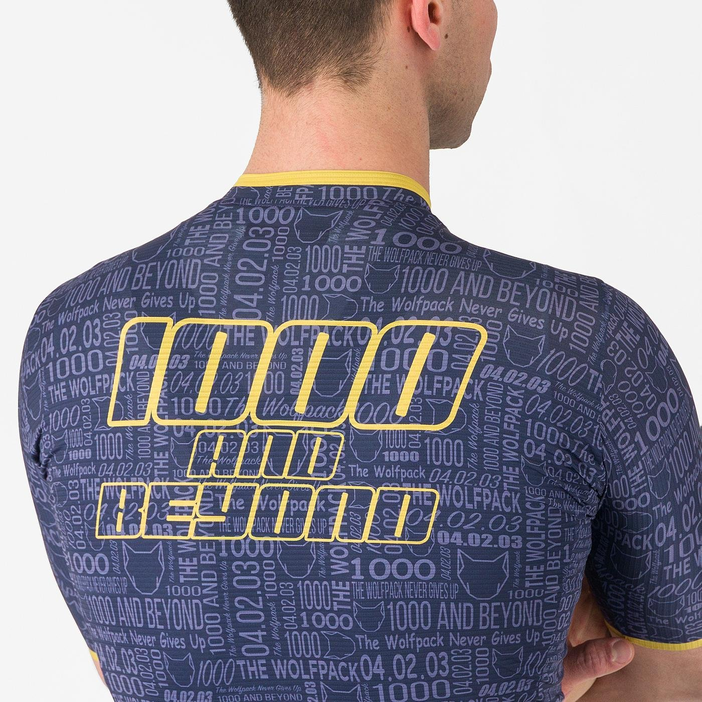CASTELLI WOLFPACK 1000 VICTORY Korte Mouw Trui Navy