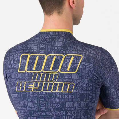 Maillot CASTELLI WOLFPACK 1000 VICTORY Manches Courtes Marine