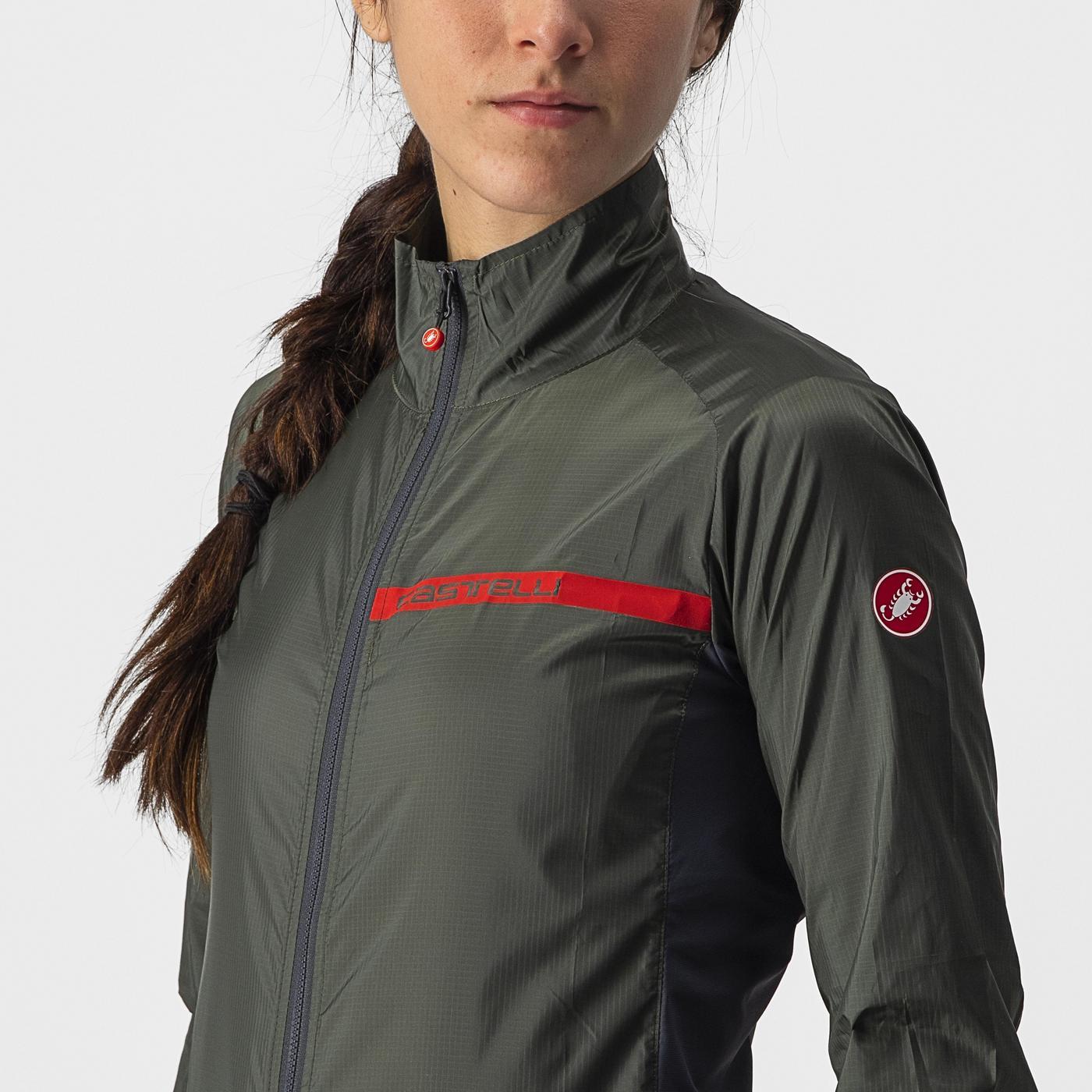 Veste CASTELLI SQUADRA STRETCH Femme Kaki
