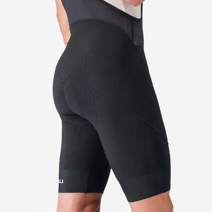 Korte Broek met Bretels CASTELLI ENDURANCE 4 Zwart