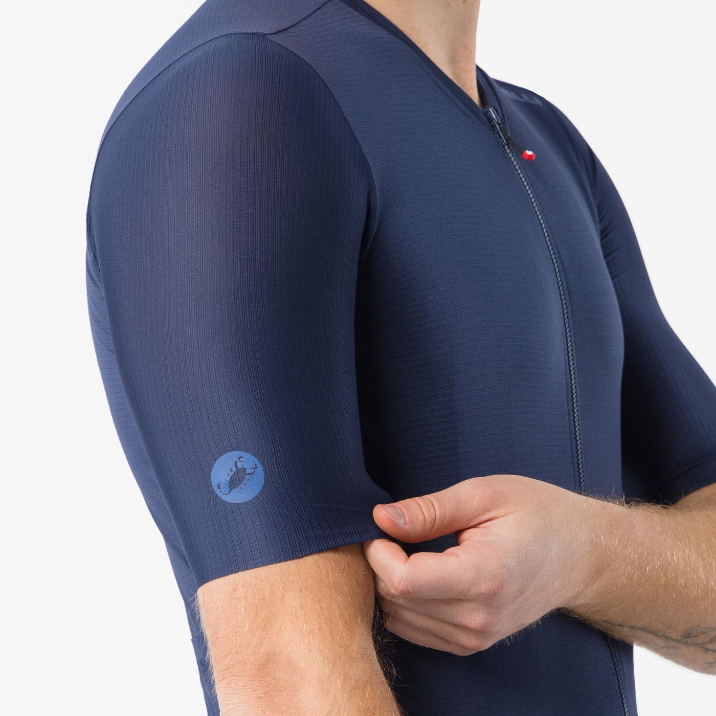 CASTELLI ESPRESSO 2 Korte Mouw Jersey Blauw