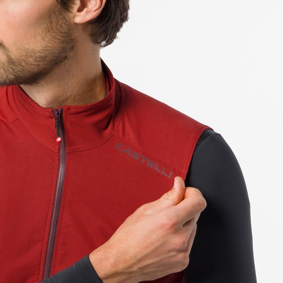 CASTELLI ESPRESSO 2 Mouwloze Jas Bordeaux