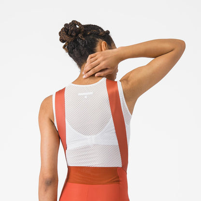 Dames Korte Broek met Bretels CASTELLI ESPRESSO 2 W DT Paprika
