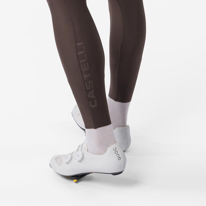 Lange Bretelles Broek CASTELLI ESPRESSO 2 Bruin