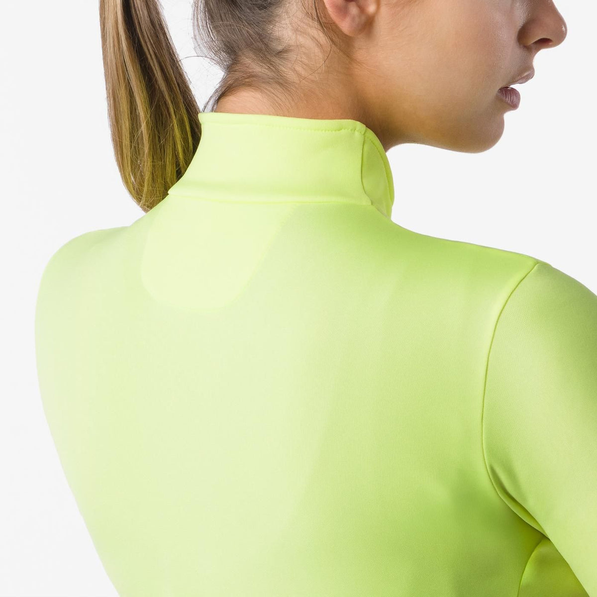 CASTELLI SINERGIA 3 FZ damesfietsshirt met lange mouwen geel
