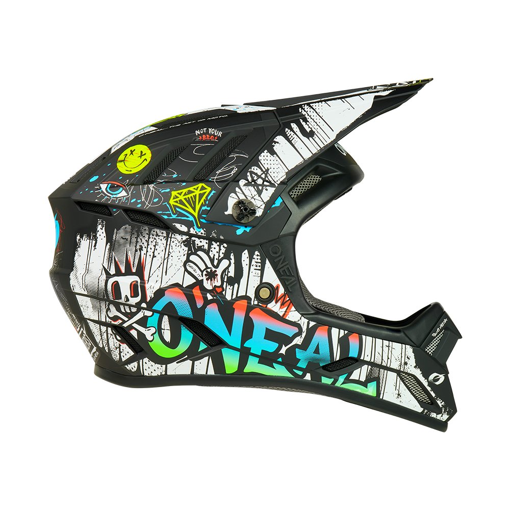 Casque VTT O'NEAL BACKFLIP RANCID Noir/Blanc