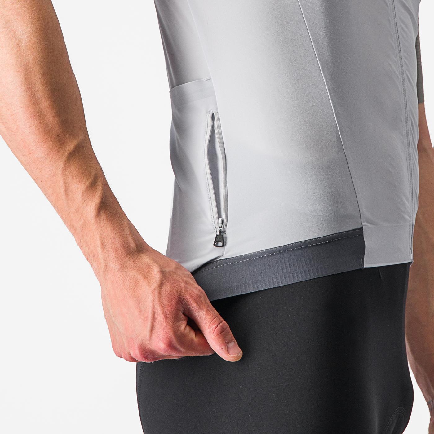 CASTELLI PREMIO Korte Mouw Jersey Wit/Grijs
